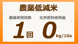 岩船産もち米 こがねもち は、農薬使用1回、化学肥料0kgです。